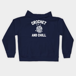 crochet and chill Kids Hoodie